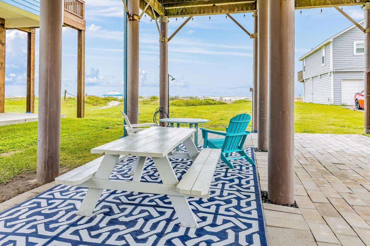 8-Mile Beachfront Villa Galveston Exterior foto